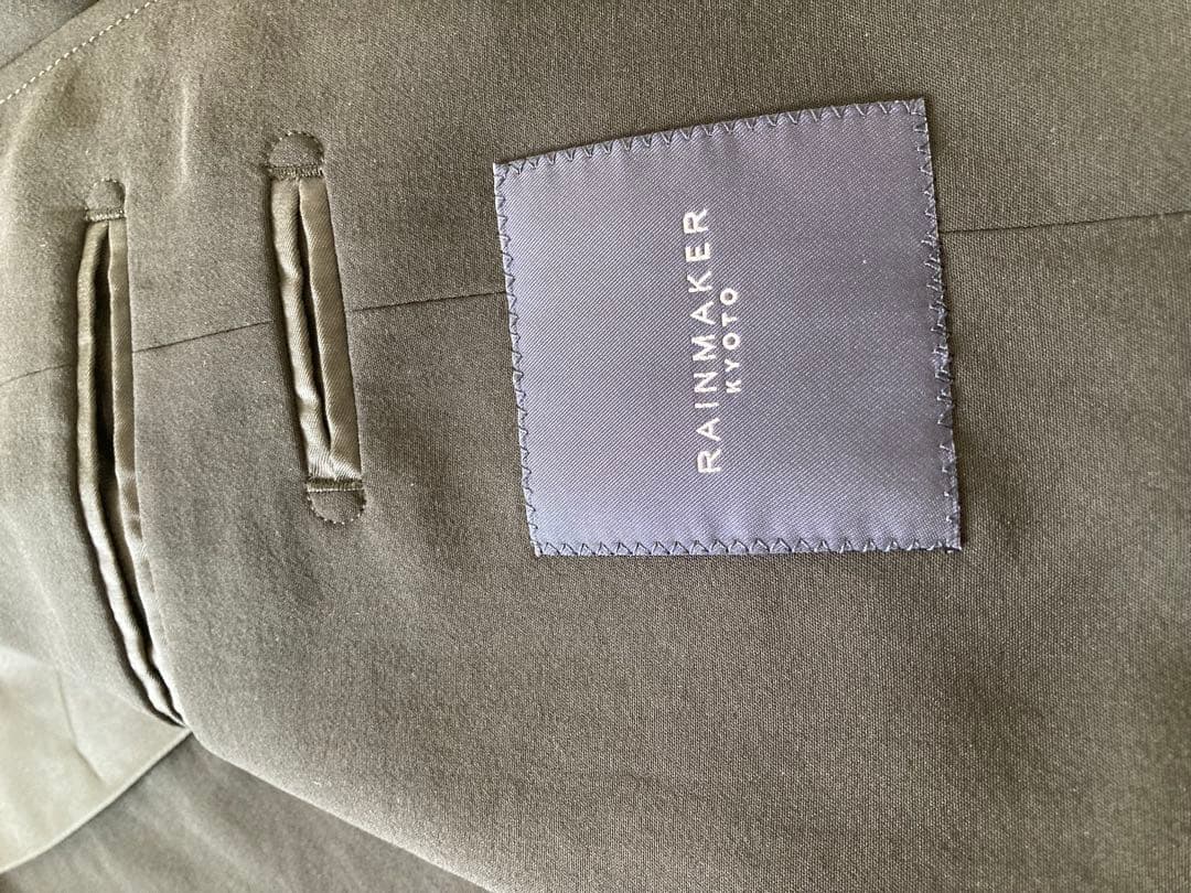 RAINMEKER 21SS ソリビア ノーカラージャケット ブラック M