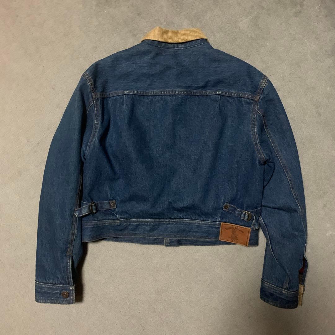 超希少 80' Ralph Lauren デニムジャケット コーデュロイ襟