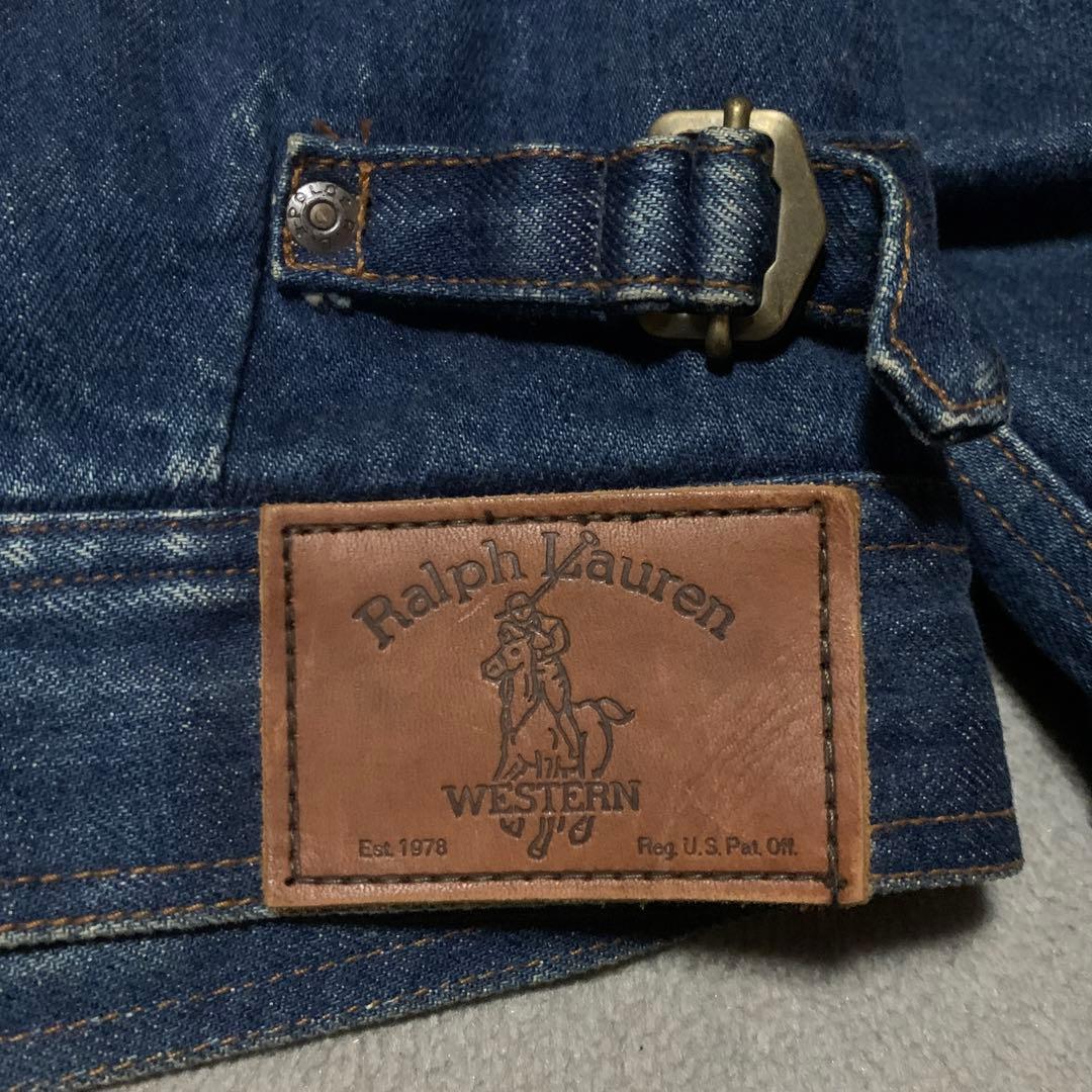 超希少 80' Ralph Lauren デニムジャケット コーデュロイ襟