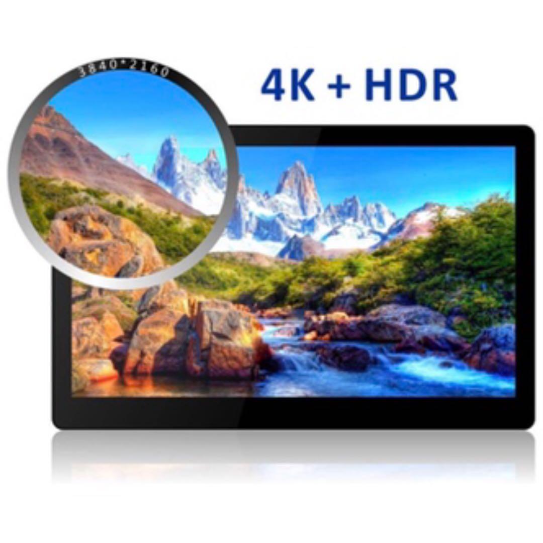 15.6インチ マルチタッチモニター 3840x2160 4K解像度