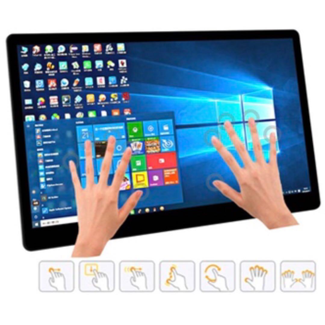 15.6インチ マルチタッチモニター 3840x2160 4K解像度