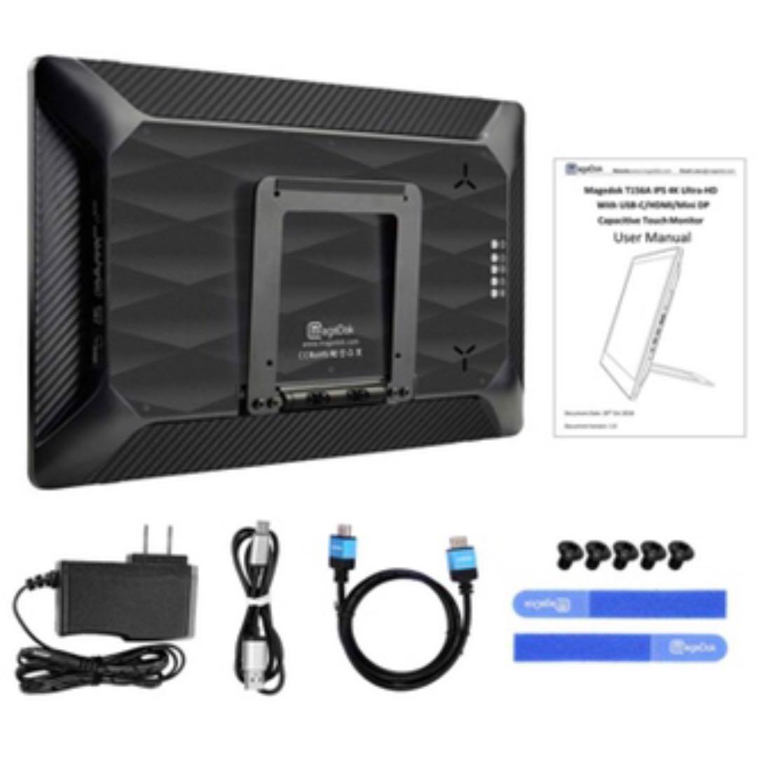 15.6インチ マルチタッチモニター 3840x2160 4K解像度