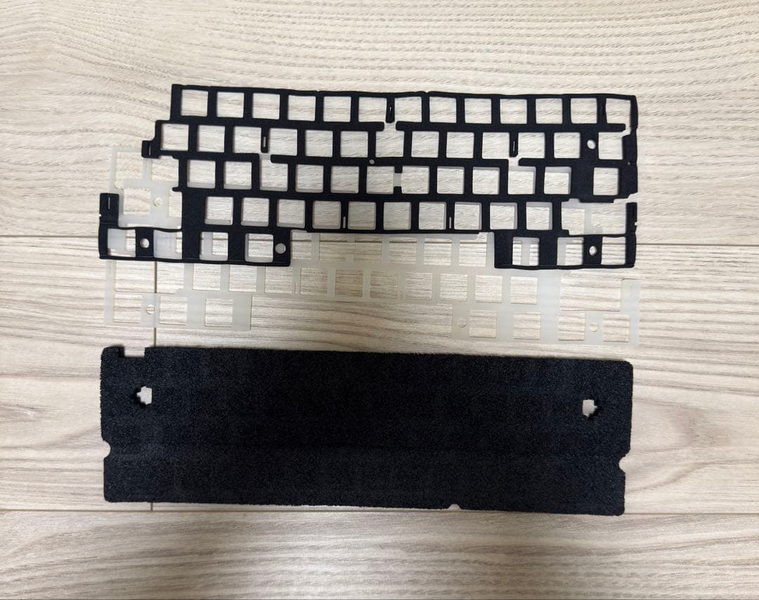 wooting 60he+ FR4 消音フォームセット