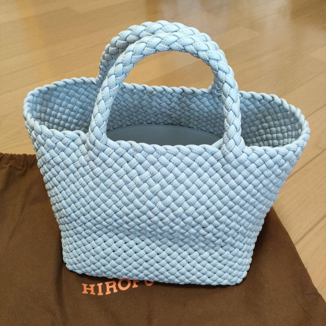 最終値下げ！送料無料★極美品★ヒロフ★HIROFU★バッグ★メッシュ★淡いグレー