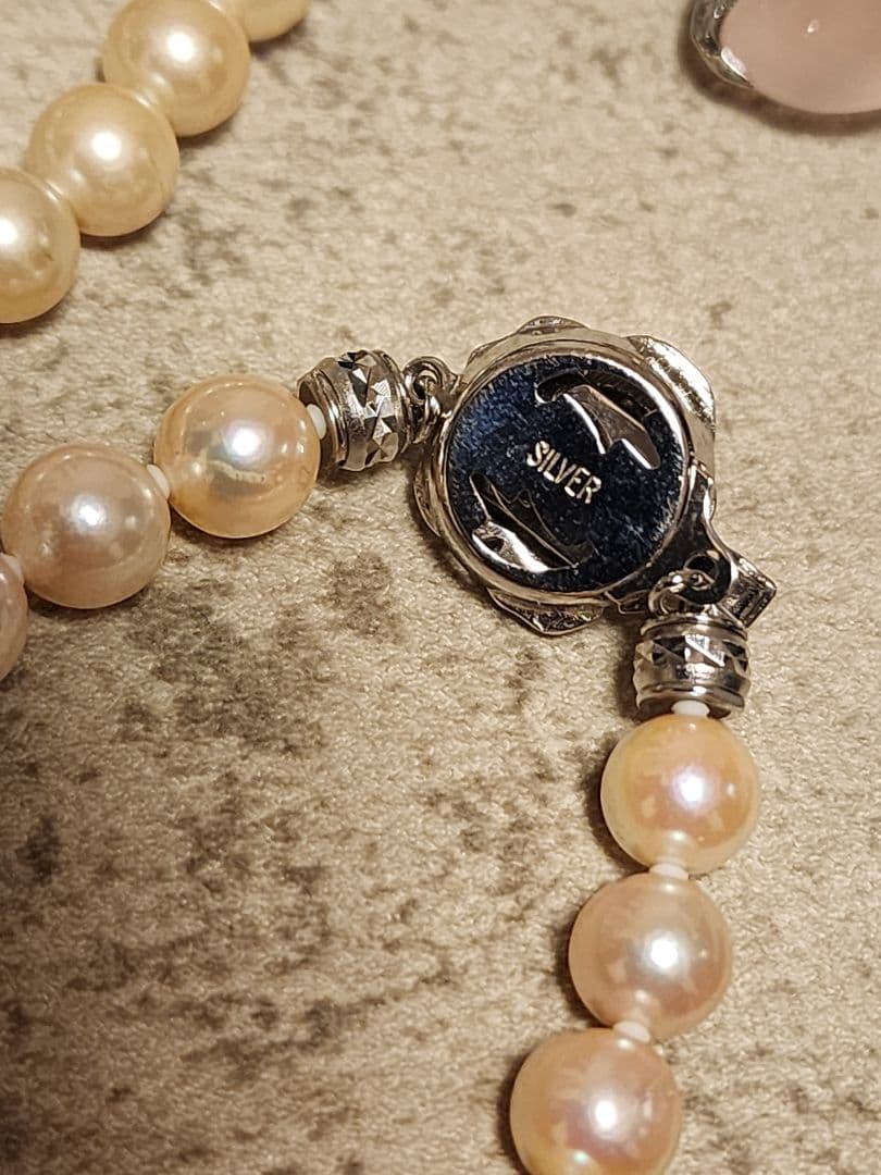 パール　石系　ネックレス　指輪セット　アクセサリーまとめ　遺品整理