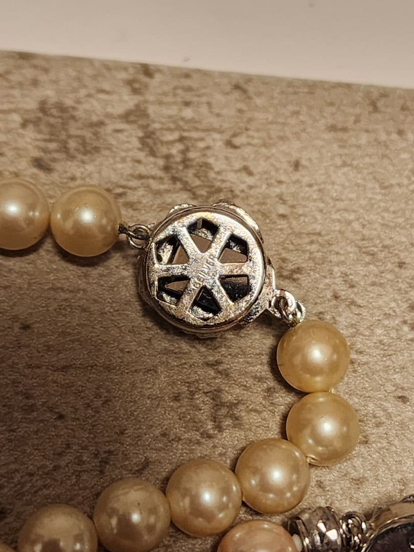 パール　石系　ネックレス　指輪セット　アクセサリーまとめ　遺品整理