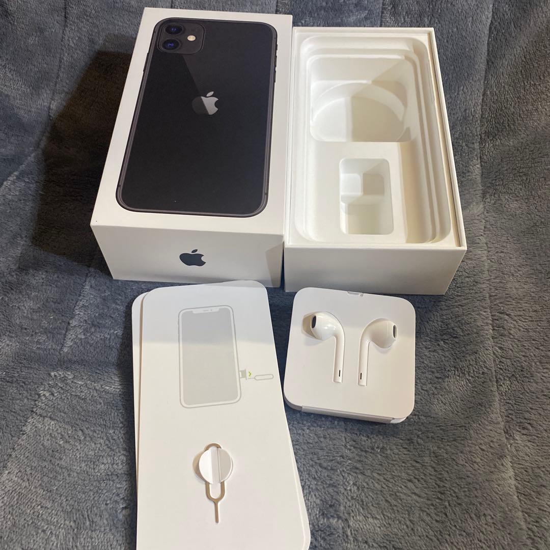 iPhone11 128GB ブラック ジャンク ケース付き