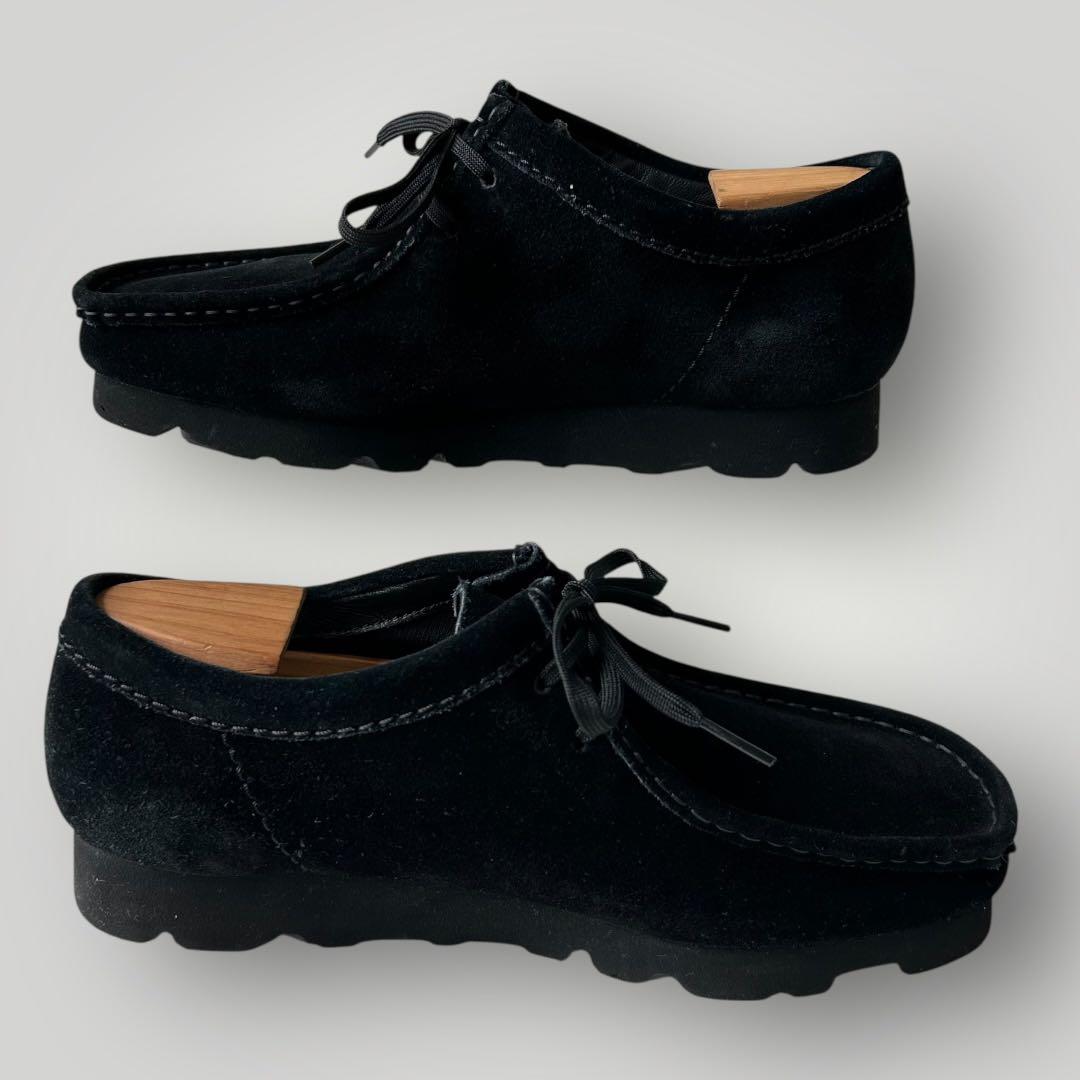 ほぼ新品　クラークス　ワラビー (25.5) ゴアテックス　スエード　ビブラム