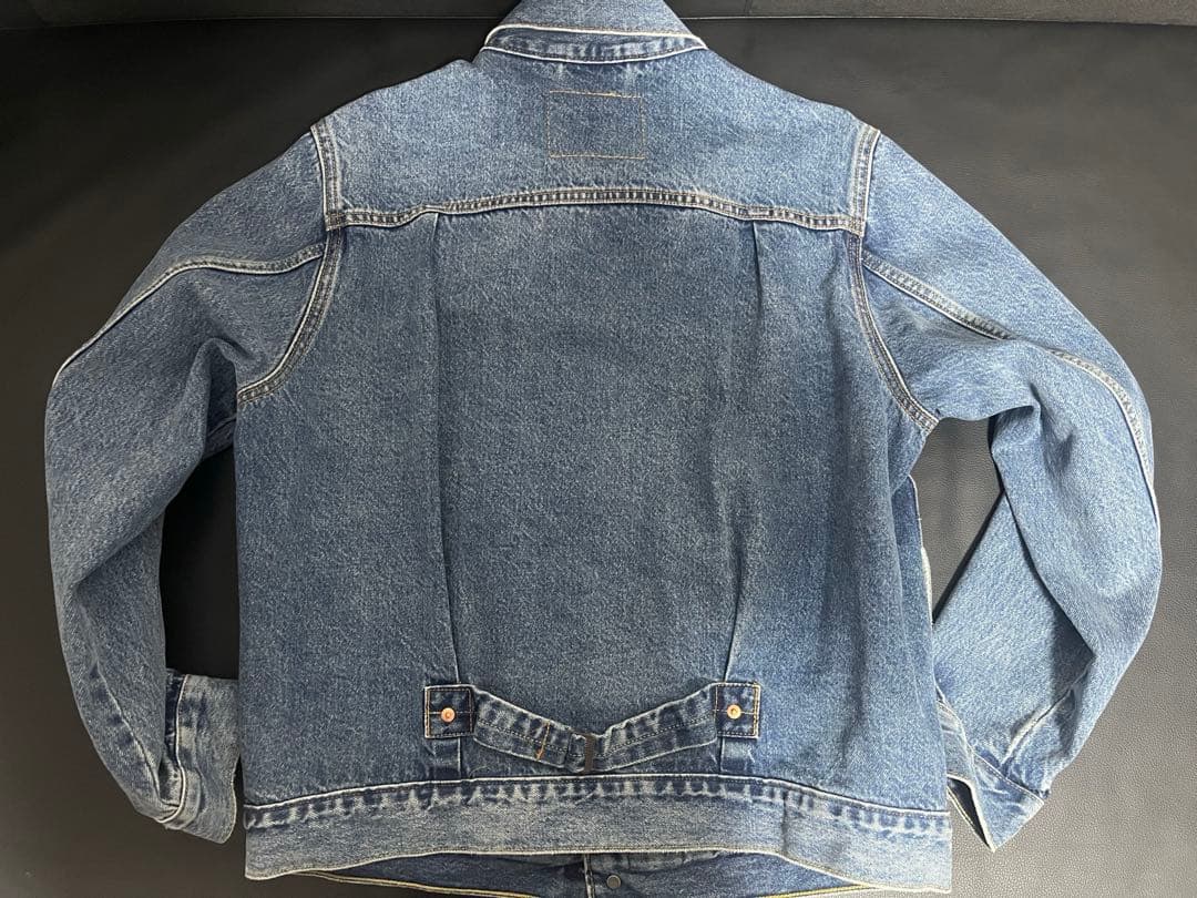 リーバイス TYPE I デニムジャケットミディアムインディゴSTONEWASH