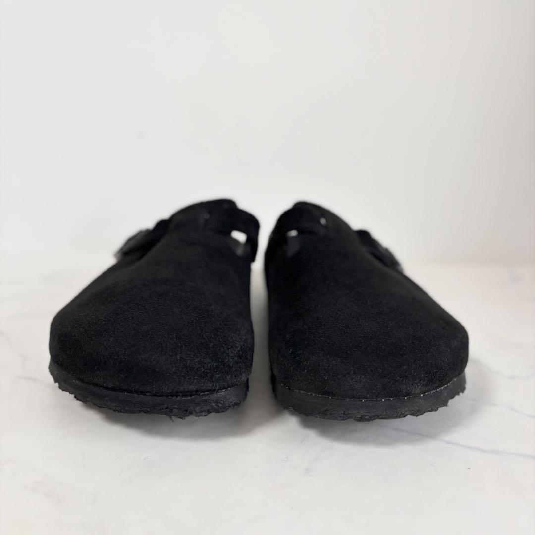 美品 ビルケンシュトック 40 ビームス別注 ボストン サンダル オールブラック