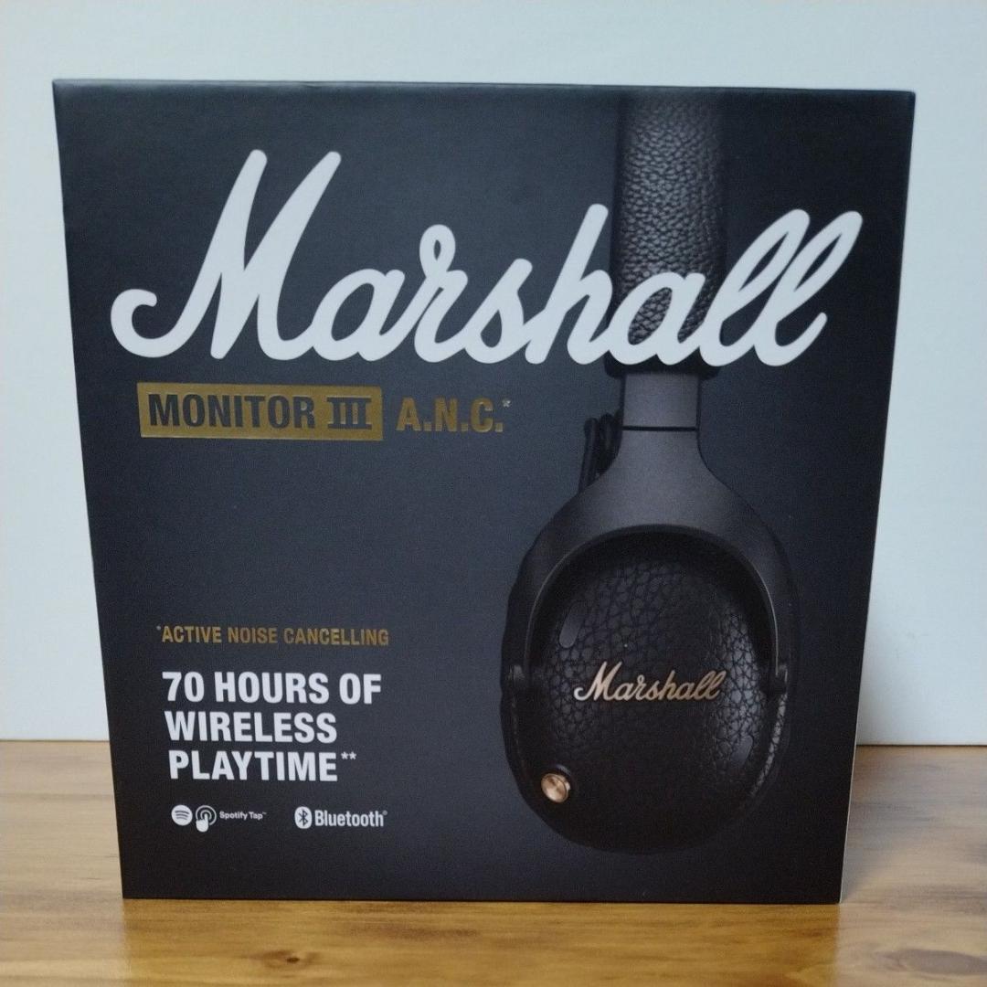 ヘッドホン Marshall Monitor III A.N.C. Black