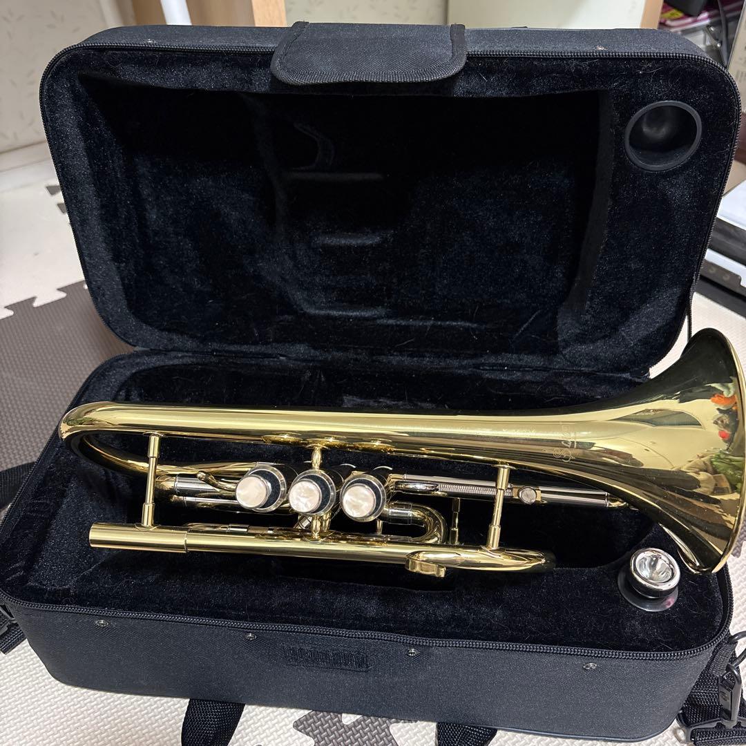 コルネット本体 ゴールド マウスピース付き