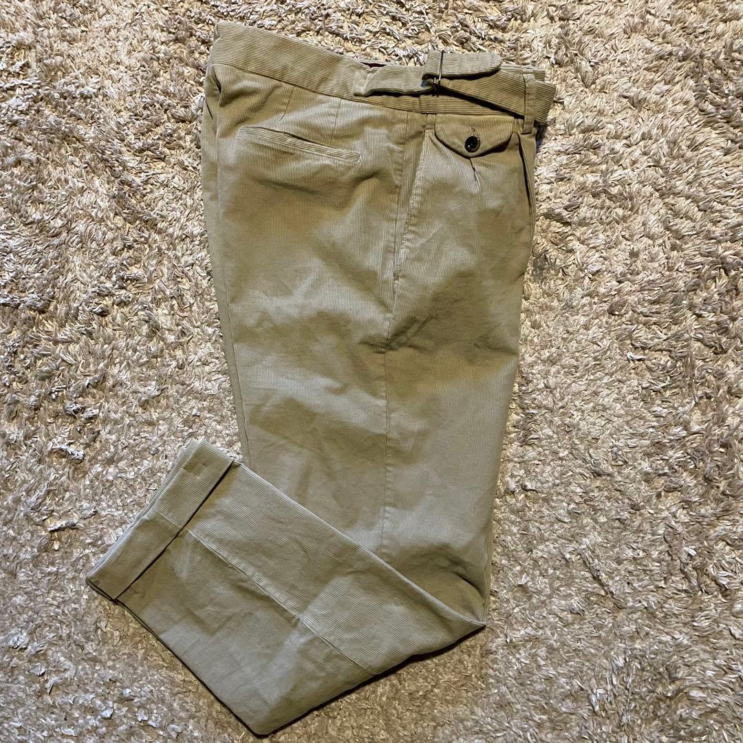 【GERMANO】コーデュロイ グルカ パンツ ベージュ 46 BEAMS F