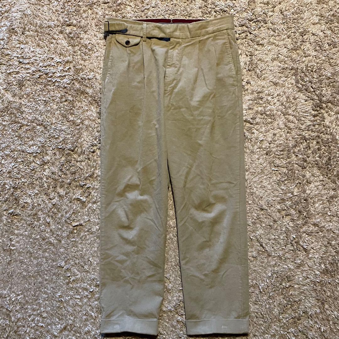 【GERMANO】コーデュロイ グルカ パンツ ベージュ 46 BEAMS F