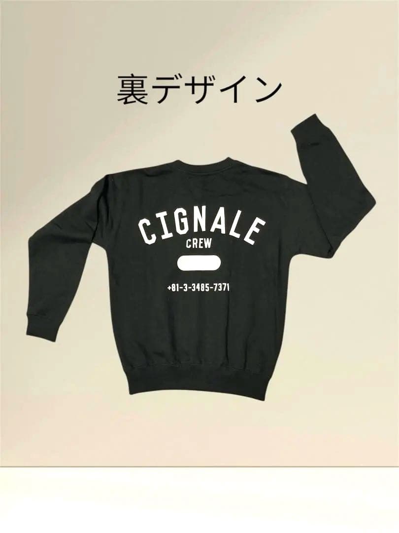 Cignale x edit & co. CREW SWEAT Mサイズ 新品