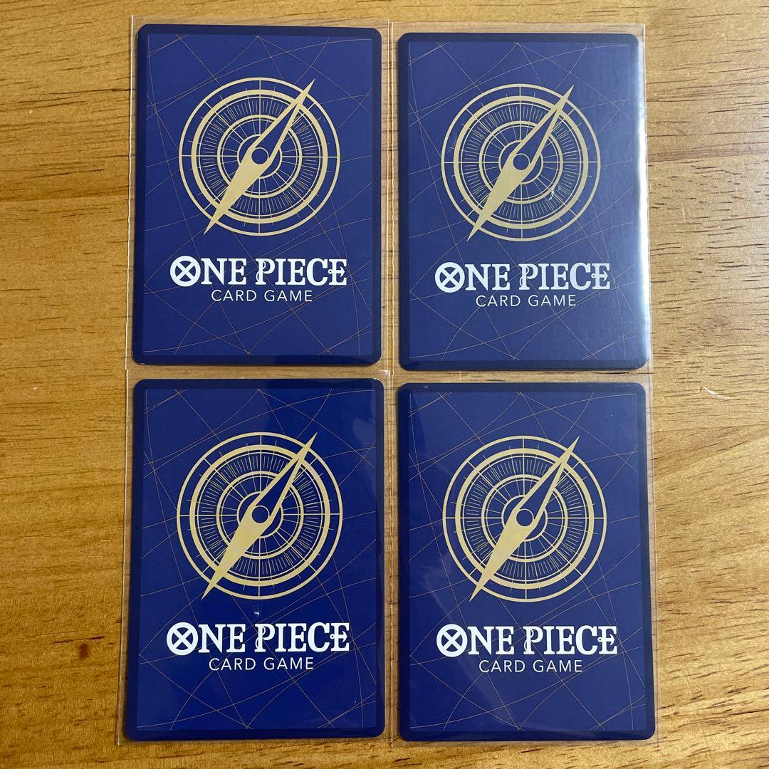 ワンピースカード　ルフィ　ジャンプ　プロモカード　4枚