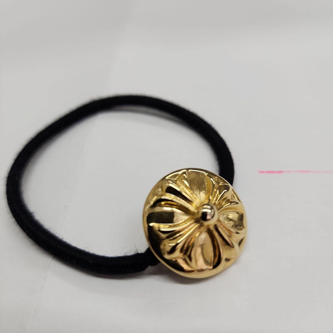クロムハーツ　ヘアゴム　18金メッキ