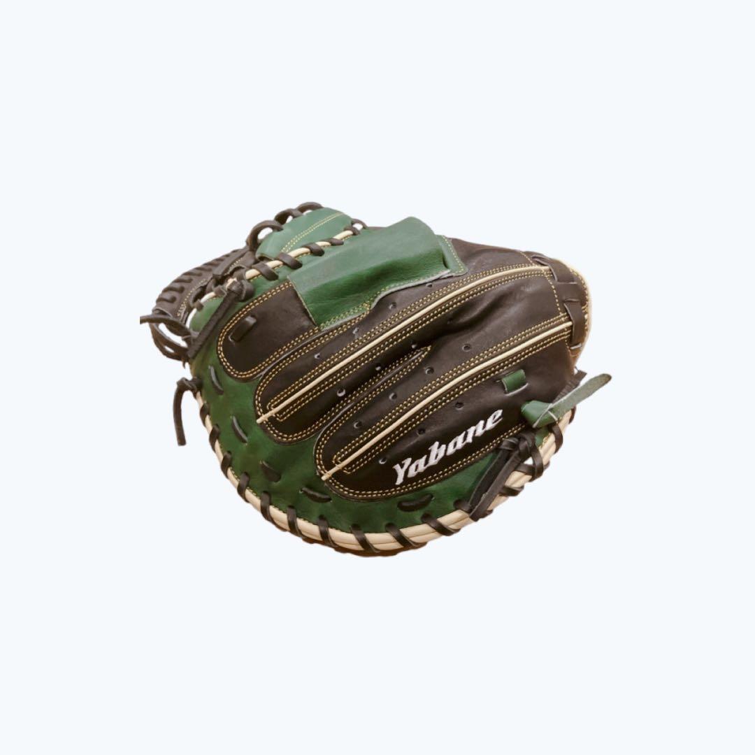 【極美品】ヤバネ YABANE イージーキャッチャーミット 人気色　軟式グローブ