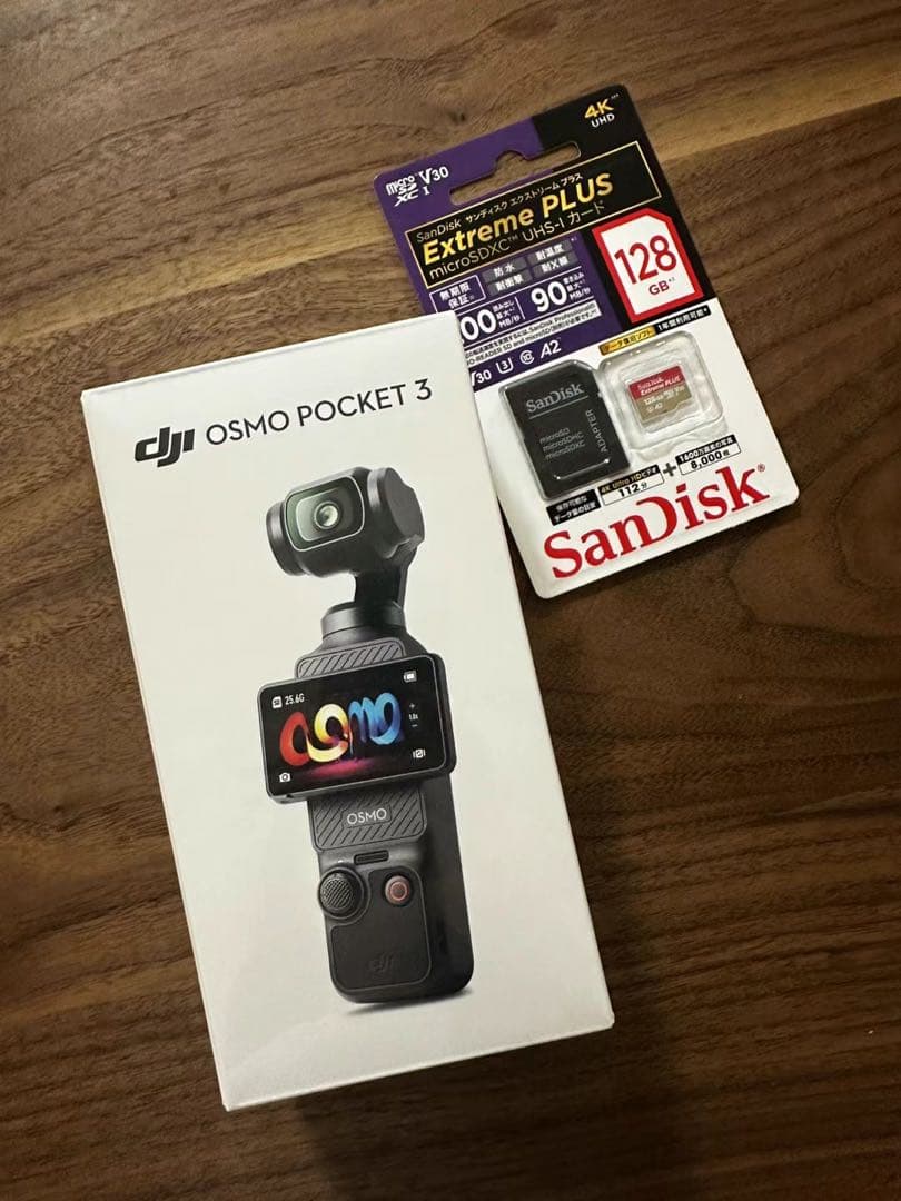 DJI Osmo Pocket 3 本体 + 128GBメモリーカード