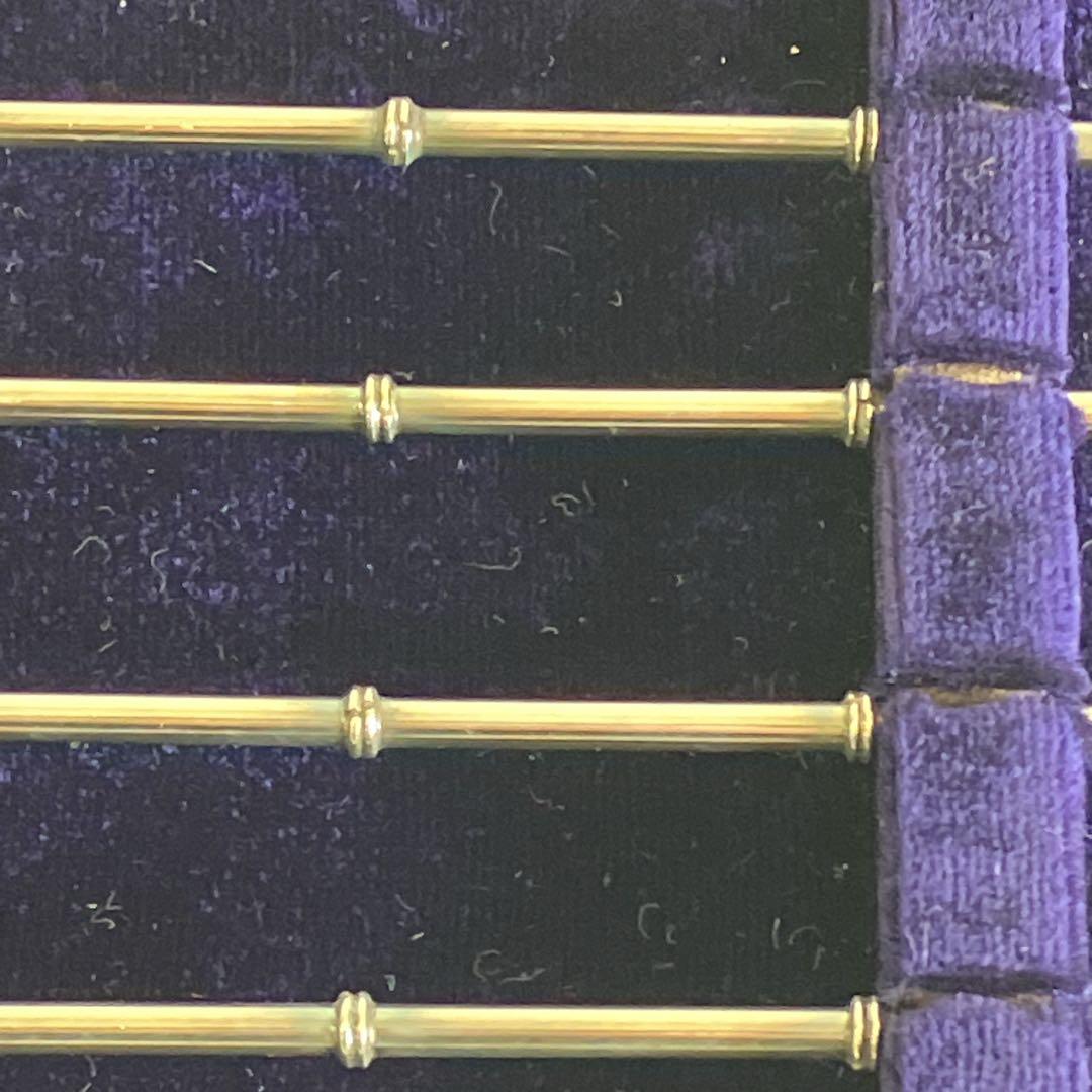 LIPTON ストロースプーン6本セット スターリング・シルバー 1971年製