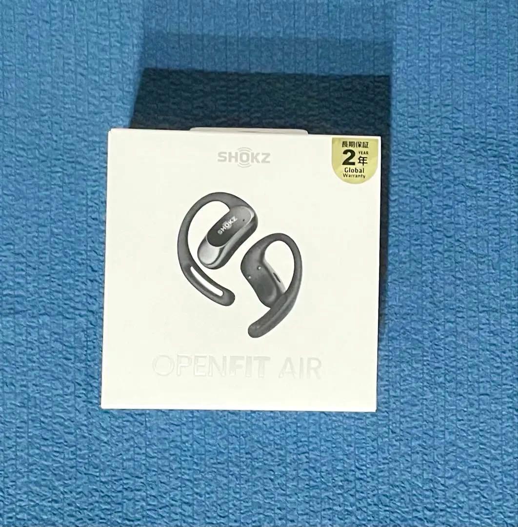 SHOKZ OPENFIT AIR ブラック ワイヤレスイヤホン