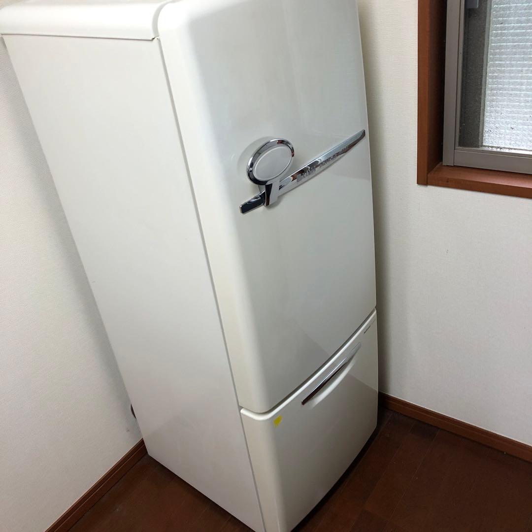 【送料込み】レトロ冷蔵庫　1人〜2人暮らし