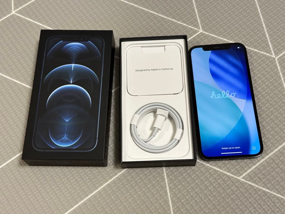 〈バッテリー最大容量90%〉iPhone12 pro 128GB SIMフリー