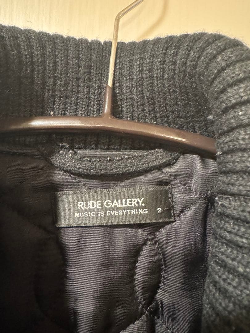 RUDE GALLERY ブラック スタジャン サイズ2