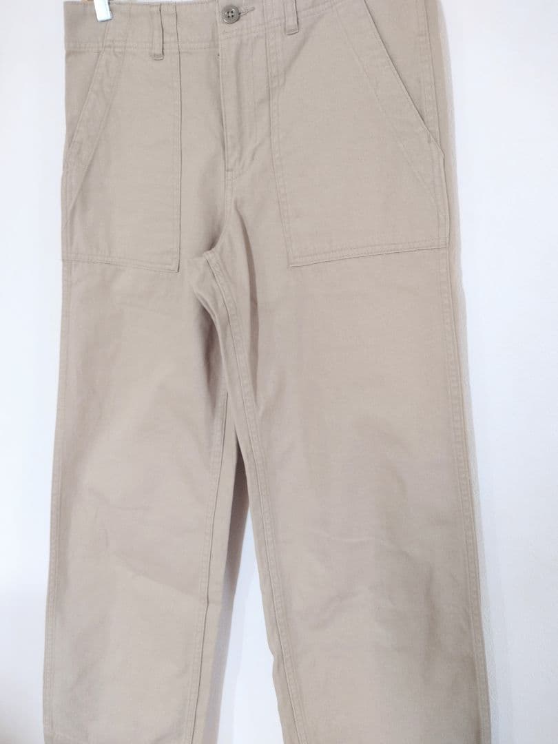 美品 スピックアンドスパン ルーズベイカーパンツベージュ 40