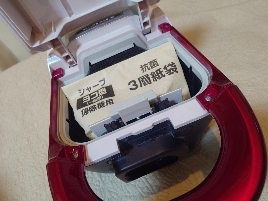 希少SHARPコードレス紙パック式掃除機RACTIVE Air EC-AP500