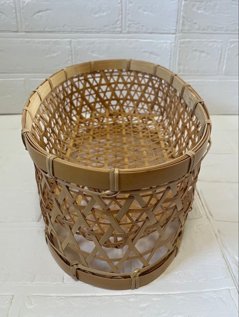 ♡橋本晴美です♡ 麻の葉編み　茶碗かご