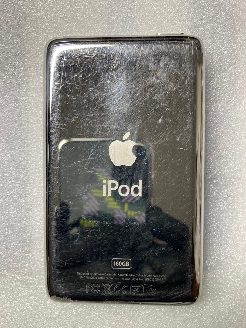 iPod classic 160GB 新品バッテリー交換済　大容量化オプション有