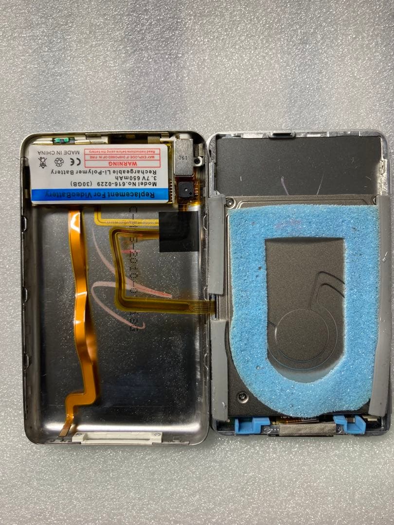 iPod classic 160GB 新品バッテリー交換済　大容量化オプション有