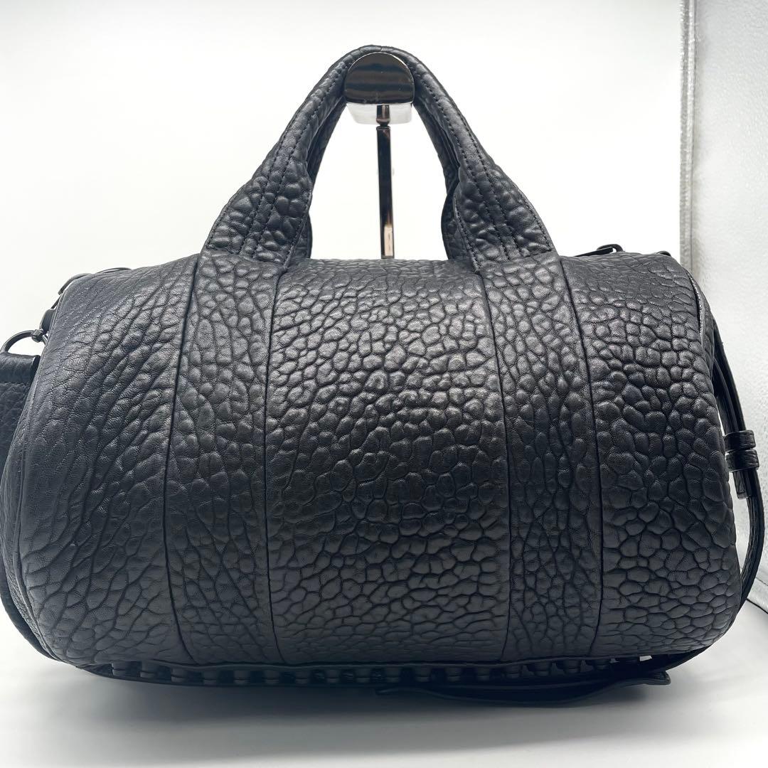 アレキサンダーワン ボストンバッグ ショルダーバッグ 2way スタッズ 黒