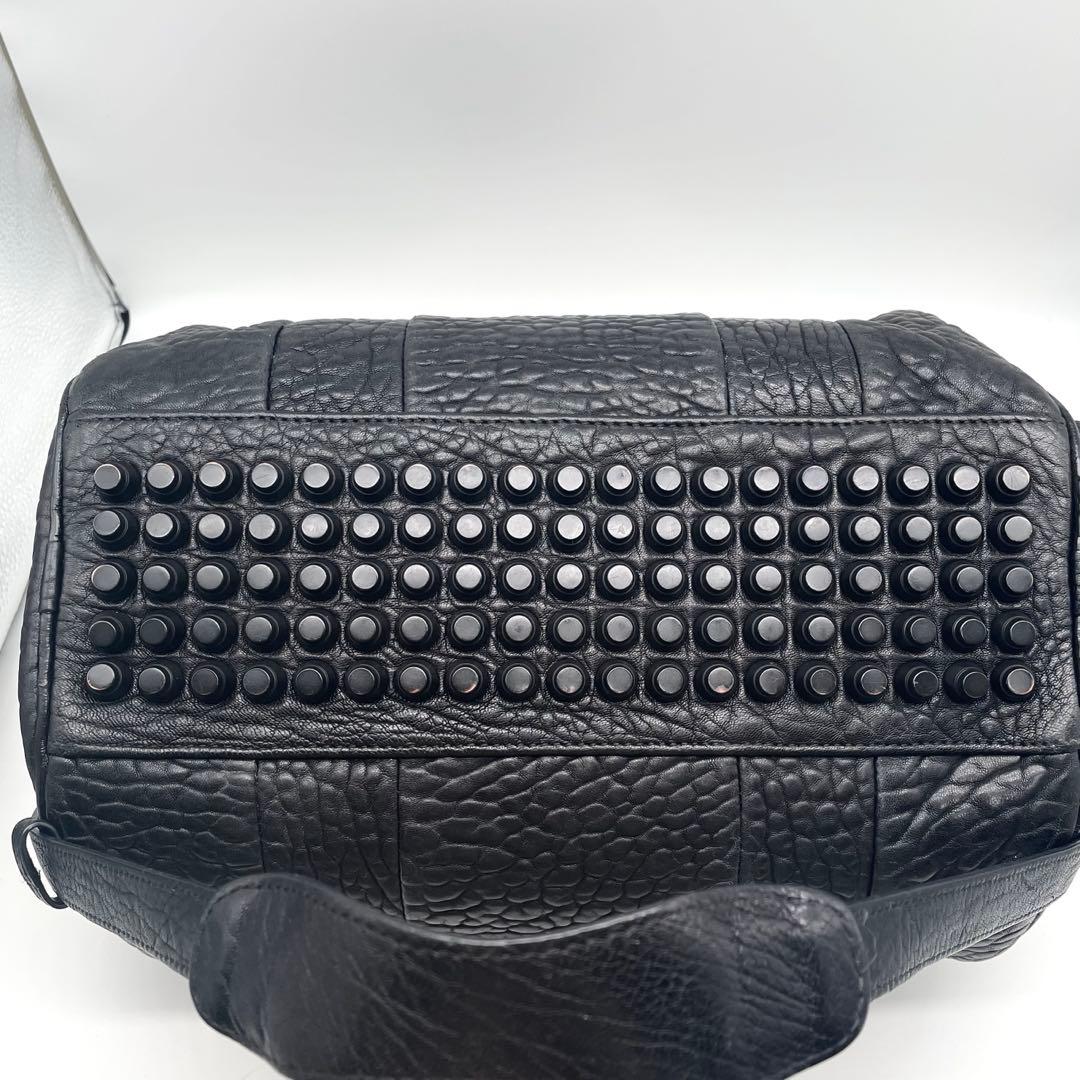 アレキサンダーワン ボストンバッグ ショルダーバッグ 2way スタッズ 黒