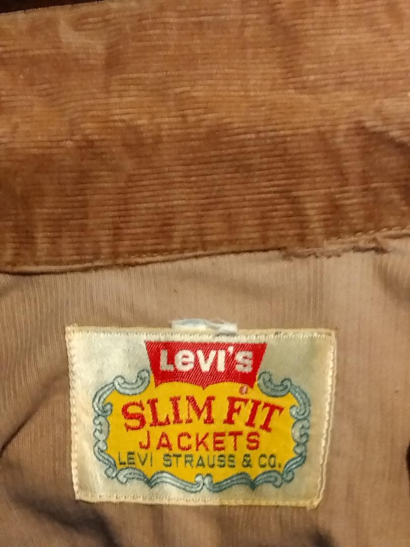 牛*る様 リーバイス　ビッグE コーデュロイジャケット