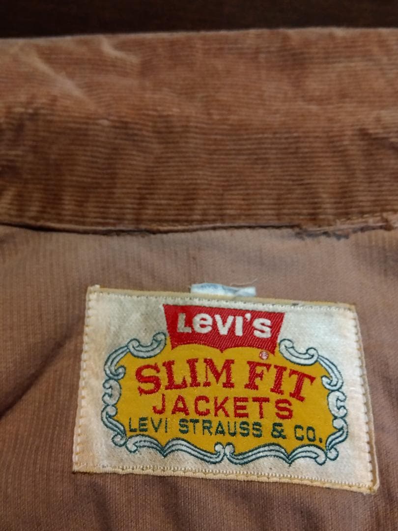 牛*る様 リーバイス　ビッグE コーデュロイジャケット