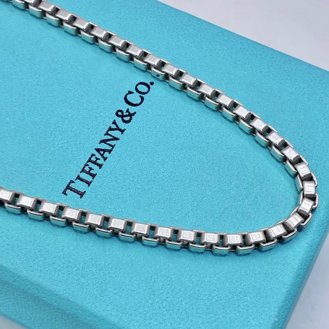 【箱、袋付き】ティファニー　ベネチアン　ネックレス　45cm　シルバー　美品