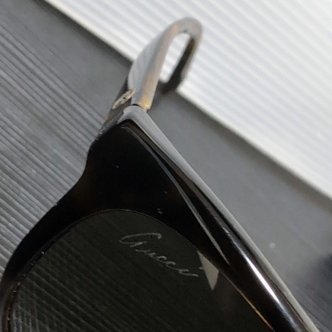 GUCCI インターロッキング加飾 大型ウェリントンサングラス