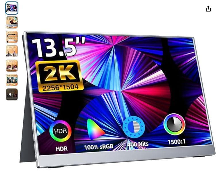 モバイルモニター kksmart 13.5インチNK-135 本体のみ