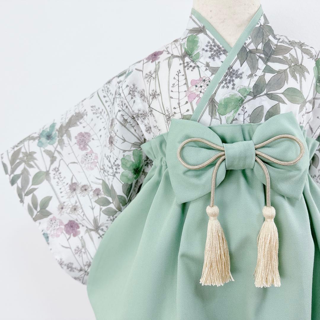 Hanako★［イルマGR］ベビー袴(セパレート)ハンドメイドꕤお食い初め