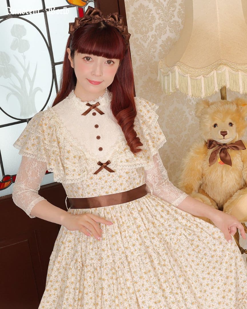 InnocentWorld　小さなブーケのショール風ワンピース　新品未使用