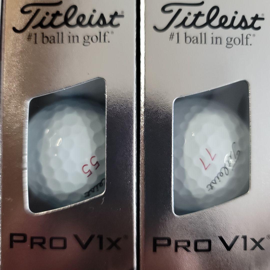 新品タイトリスト　Titleist Pro V1x ゴルフボール 　21球セット