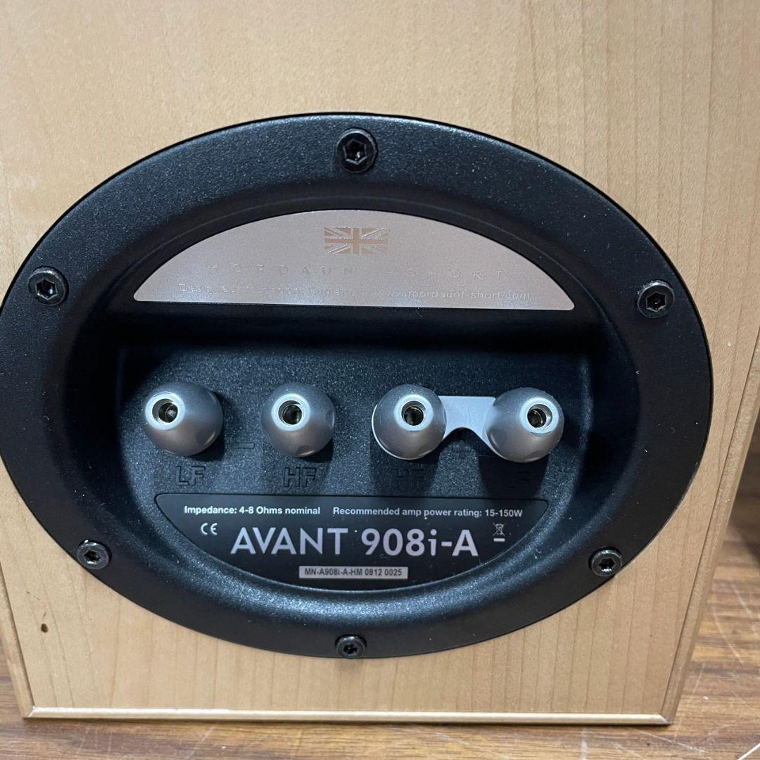 605 美品 モダンショート AVANT908i スピーカーペア 送料無料