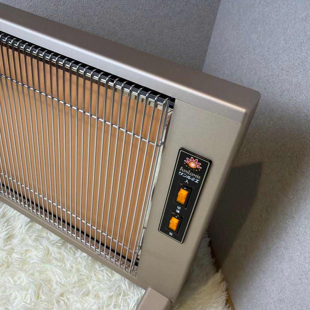 極美品 サンルミエ キュート 遠赤外線 暖房器 E800LS パネルヒーター ④