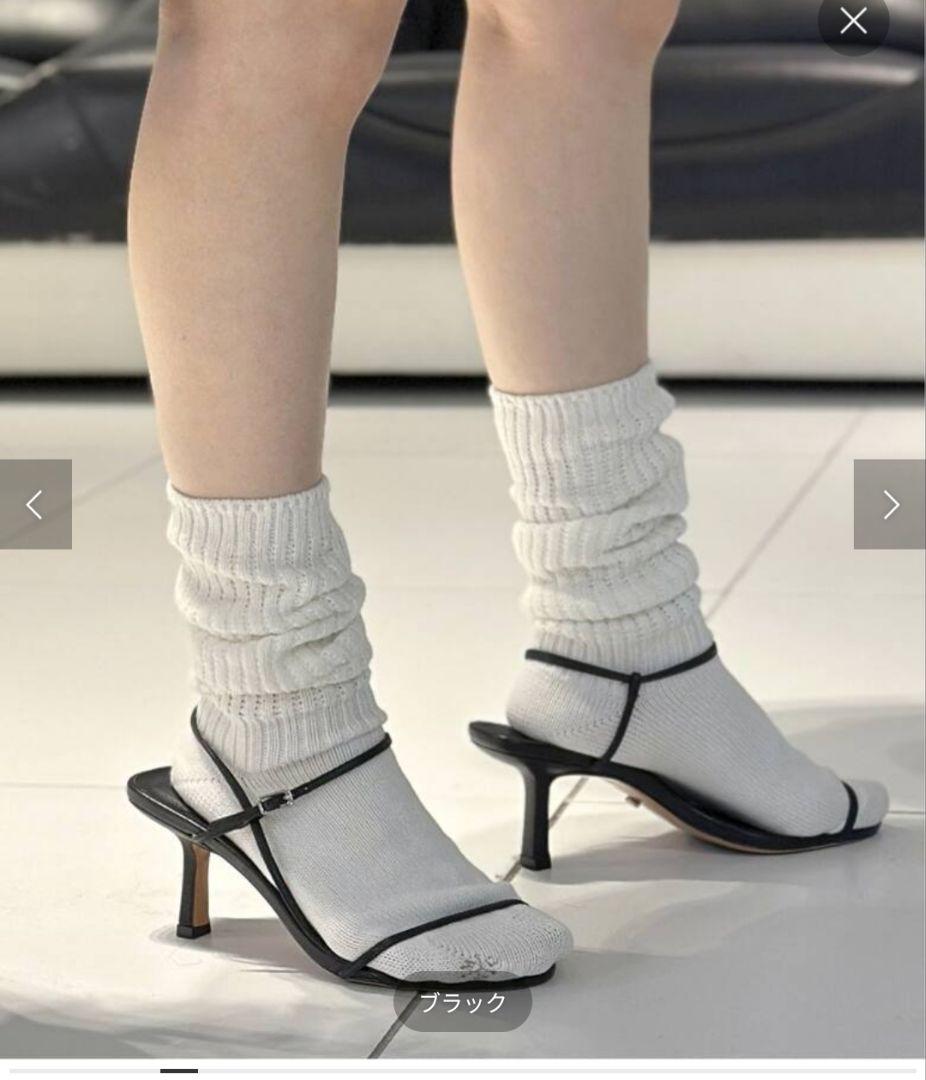 最終価格TONY BIANCO ブラックサンダル 6サイズ