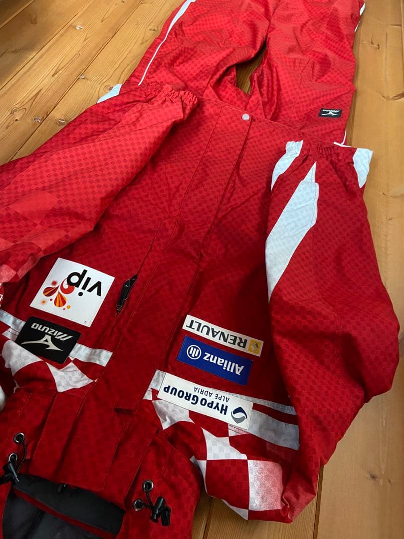 Mizuno ミズノ クロアチア代表モデル スキーウェア上下セット Ｌサイズ