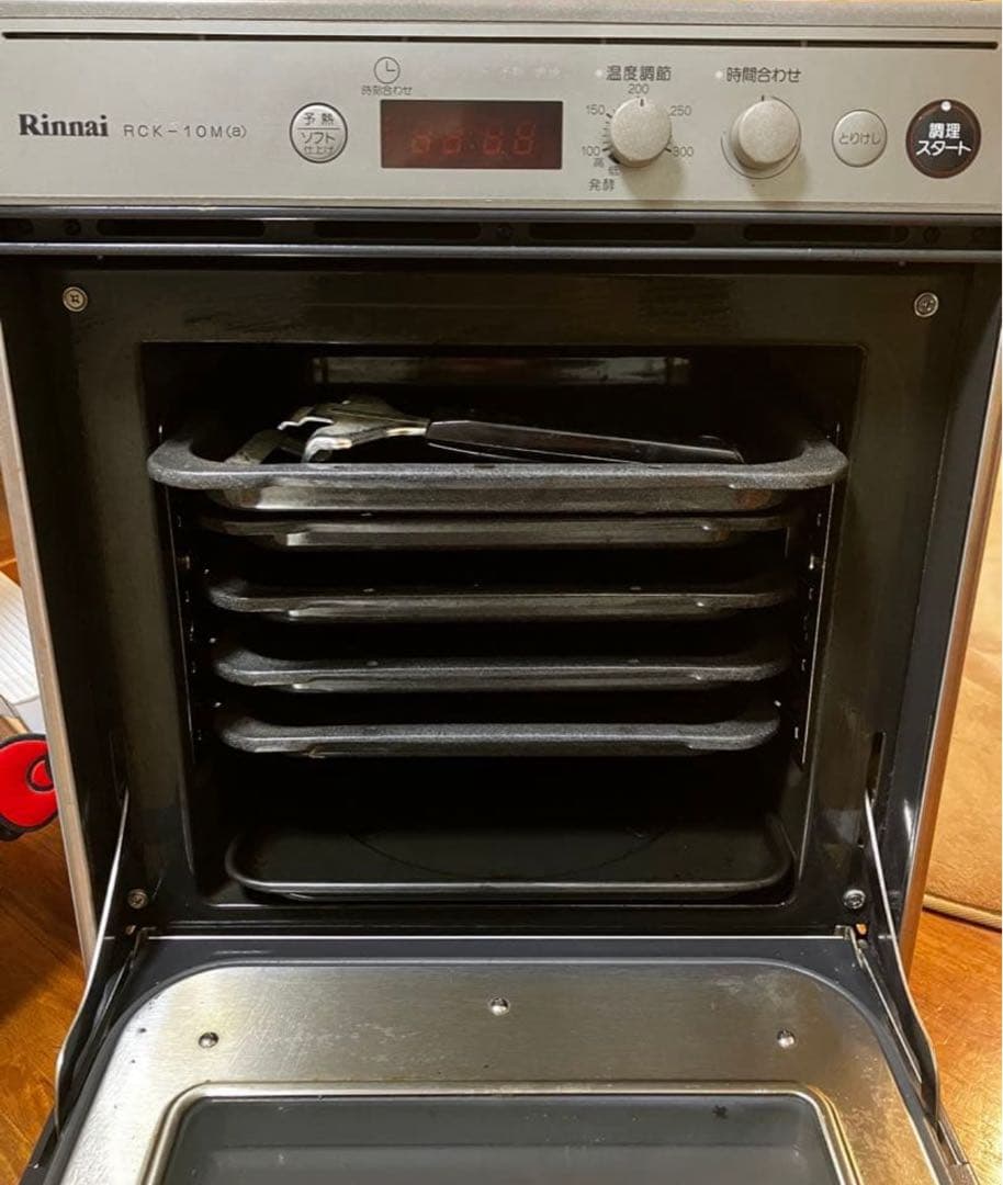 Rinnai RCK-10M ガスオーブン トレイ5枚付き