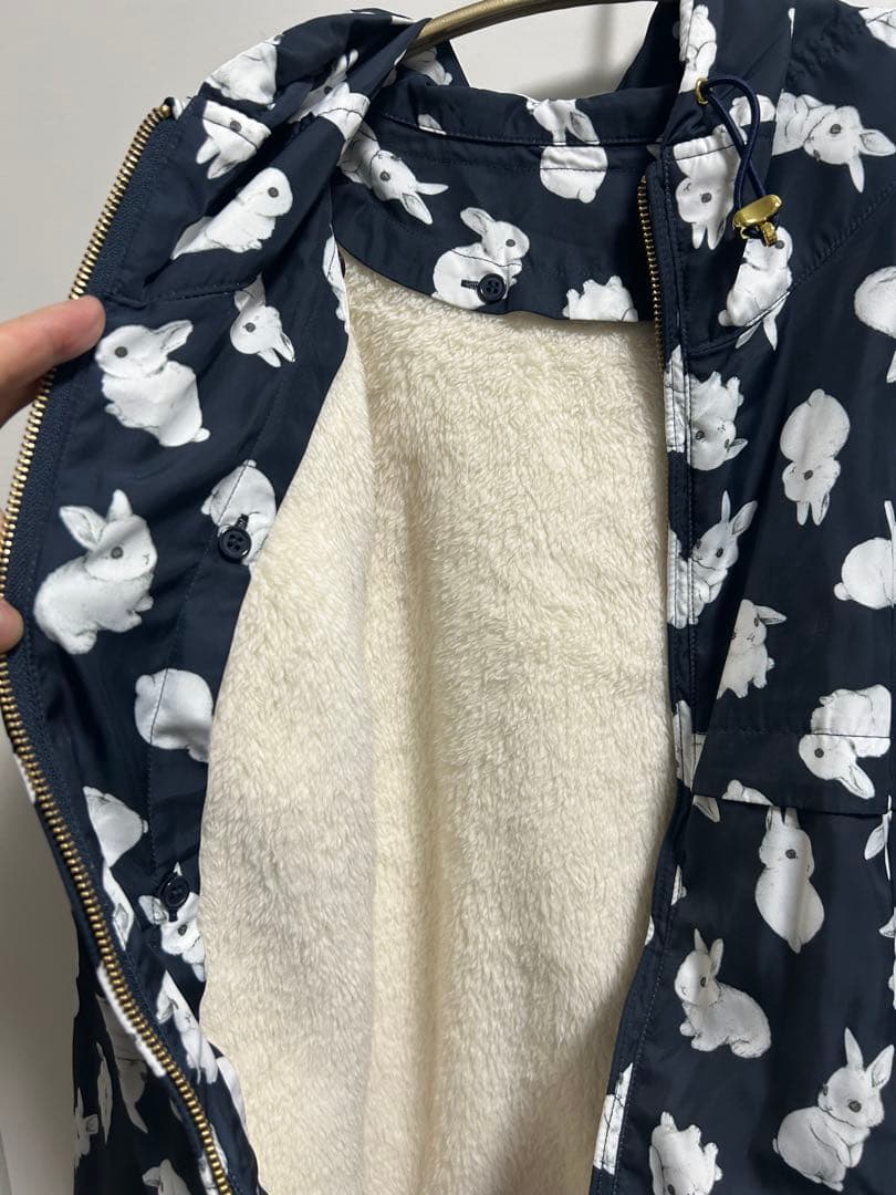 新品　フランシュリッペ　コロコロうさぎ柄アウター　3L