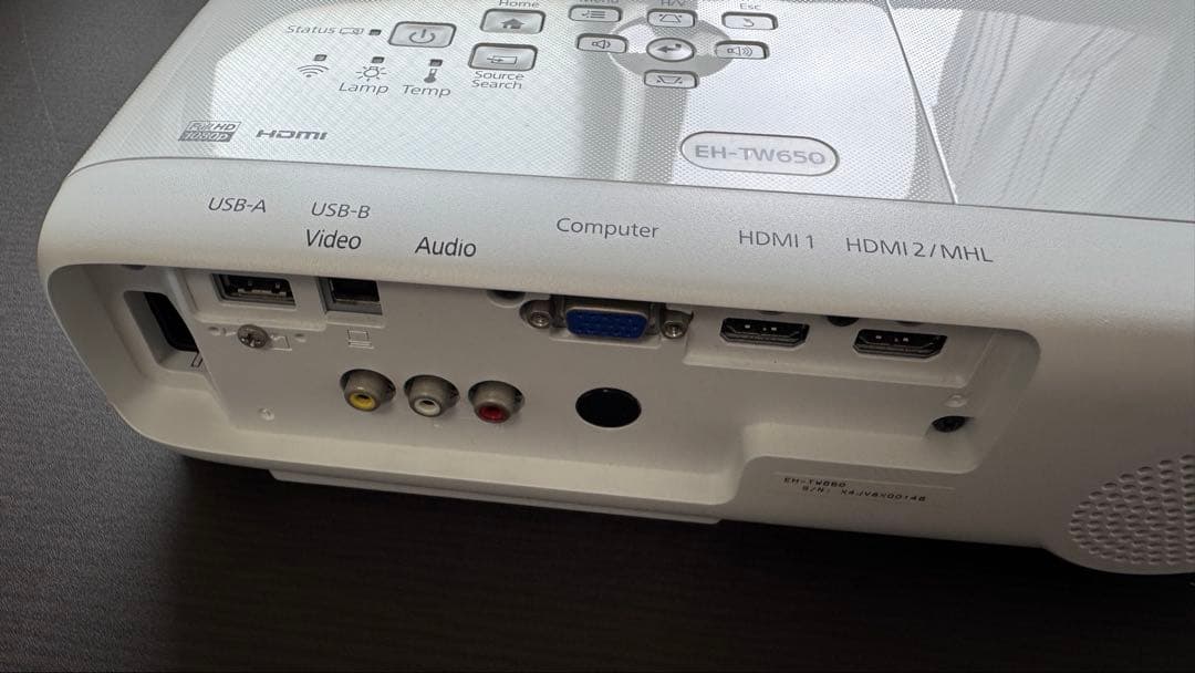 【セール中】 Epson EH-TW650 プロジェクター